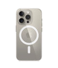 Clear Case Compatible with iPhone 15 Pro Max Magnetic Ring (MagSafe Compatible), Shockproof Transparent Slim Cover, Scratch Resistant Protective Phone Case
