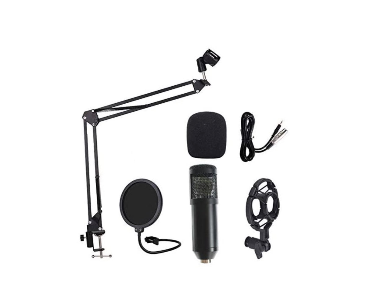 Studio Recording Condenser Microphone Kit for Broadcasting